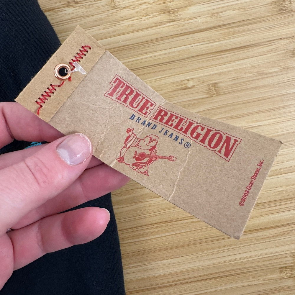 NWT! True Religion Kids Black Gradient Sweatpants Size S TU848SP60 - Picture 8 of 12